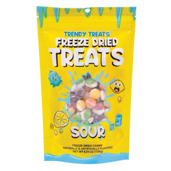 TRENDY TREATS FREEZE DRIED SOUR 4.25 OZ POUCH