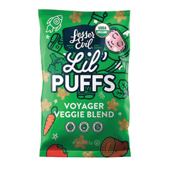 LESSEREVIL LIL' PUFFS VOYAGER VEGGIE BLEND 2.5 OZ BAG