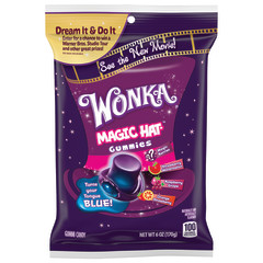 WONKA MAGIC HAT GUMMIES 6 OZ PEG BAG