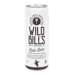 WILD BILL’S SODA ROOT BEER 12 OZ CAN 12 PACK