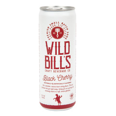 WILD BILL’S SODA BLACK CHERRY 12 OZ CAN