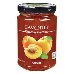 FAVORIT APRICOT PRESERVES 12.3 OZ JAR