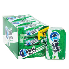 ORBIT WHITE SUGAR FREE SOFT CHEW SPEARMINT GUM 1.06 OZ