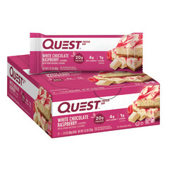 QUEST WHITE CHOCOLATE RASPBERRY PROTEIN BAR 2.1 OZ