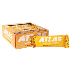 ATLAS ALMOND CHOCOLATE CHIP PROTEIN BAR 1.9 OZ