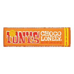 TONY'S CHOCOLONELY 32% MILK CHOCOLATE CARAMEL SEA SALT 1.66 OZ SMALL BAR