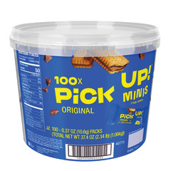 PICK UP! MINIS ORIGINAL 100 COUNT 37.4 OZ BUCKET