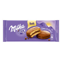 MILKA MILK CHOCOLATE AND CHOCOLATE COVERED BISCUITS 5.29 OZ