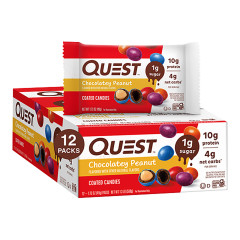 QUEST BAR CHOCOLATEY PEANUT CANDIES 1.73 OZ