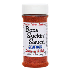 BONE SUCKIN' SAUCE SEAFOOD SEASONING AND RUB 5.8 OZ SHAKER JAR *FL DC ONLY*