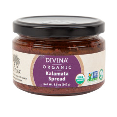 DIVINA ORGANIC KALAMATA OLIVE SPREAD 8.5 OZ JAR