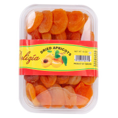 APRICOTS TURKISH DRIED IN TRAY 16 OZ