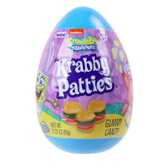 SPONGEBOB KRABBY PATTIES GUMMIES GIANT EGG 2.22 OZ