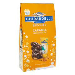 GHIRARDELLI MILK CHOCOLATE CARAMEL BUNNIES 5.8 OZ