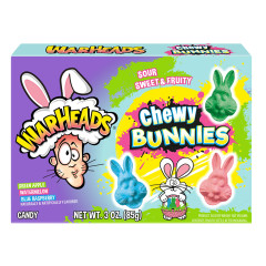 WARHEADS CHEWY BUNNIES 3 OZ THEATER BOX