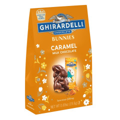 GHIRARDELLI MILK CHOCOLATE CARAMEL BUNNY 0.69 OZ BAG