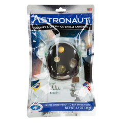 ASTRONAUT ICE CREAM COOKIES AND CREAM ICE CREAM SANDWICH 1.1OZ