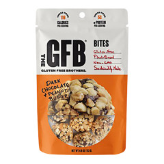 THE GFB DARK CHOCOLATE PEANUT BUTTER BITES 4 OZ PEG BAG