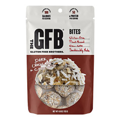 THE GFB DARK CHOCOLATE COCONUT BITES 4 OZ POUCH