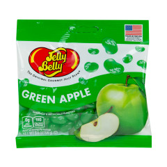 JELLY BELLY GREEN APPLE JELLY BEANS 3.5 OZ PEG BAG