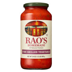 RAO'S FIRE GRILLED VEGETABLE SAUCE 24 OZ GLASS JAR