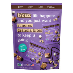 B'CUZ S'MORES GRANOLA BITES MULTIPACK 5 OZ POUCH