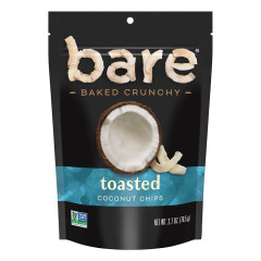 BARE TOASTED COCONUT CHIPS 2.7 OZ POUCH