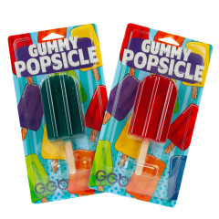 GUMMY POPSICLE ASSORTED FLAVORS 3.5 OZ BLISTER PACK