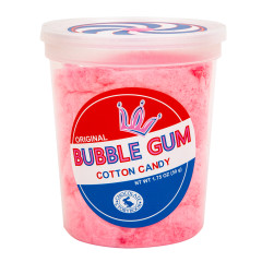 CHOCOLATE STORYBOOK BUBBLE GUM COTTON CANDY 1.75 OZ TUB