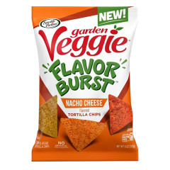 SENSIBLE PORTIONS GARDEN VEGGIE NACHO CHEESE TORTILLA CHIPS 6 OZ BAG