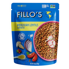 FILLO’S PERUVIAN LENTIL BEANS 10 OZ