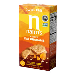 NAIRN'S STEM GINGER GLUTEN FREE OAT GRAHAMS 5.64 OZ BOX