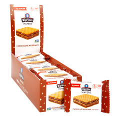 RIP VAN WAFELS CHOCOLATE HAZELNUT WAFER 0.78 OZ PACKAGE