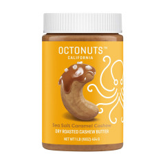 OCOTONUTS ROASTED SEA SALT CARAMEL CASHEW BUTTER 16 OZ JAR