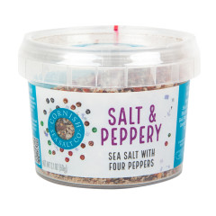 CORNISH SEA SALT SALT & PEPPERY 2.1 OZ TUB