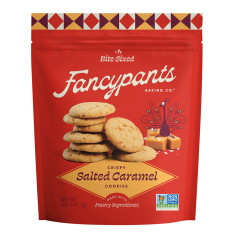 FANCYPANTS SALTED CARAMEL COOKIES 5 OZ POUCH