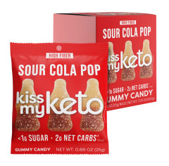 KISS MY KETO SOUR COLA POP 0.88 OZ BAG