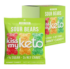 KISS MY KETO SOUR BEARS 0.88 OZ BAG