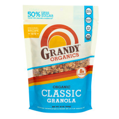 GRANDY ORGANICS CLASSIC ORGANIC GRANOLA 12 OZ POUCH