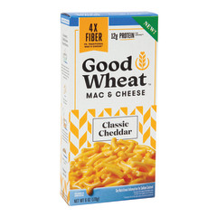 GOODWHEAT MAC AND CHEESE CLASSIC CHEDDAR 6 OZ BOX