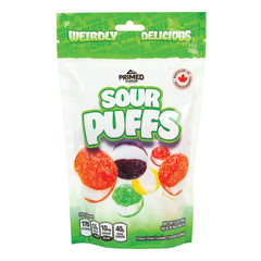 PRIMED WARRIOR FREEZE DRIED SOUR PUFFS 3.5 OZ POUCH