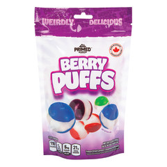 PRIMED WARRIOR FREEZE DRIED BERRY PUFFS 3.5 OZ POUCH