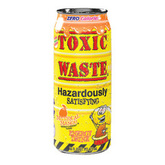 TOXIC WASTE MYTHICAL MANGO ENERGY DRINK 16 OZ CAN *NOT FOR SALE IN CANADA*