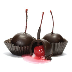 NASSAU CANDY DARK CHOCOLATE STEM CHERRIES