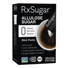 RXSUGAR ALLULOSE STICK PACKS 30 COUNT 11 OZ BOX