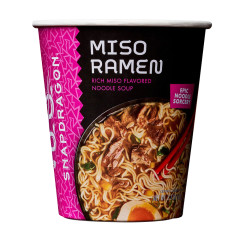 SNAPDRAGON NOODLE RAMEN CUP MISO 2.2 OZ PAPER BOWL