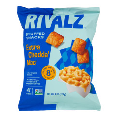 RIVALZ STUFFED SNACKS EXTRA CHEDDA MAC 6 OZ BAG