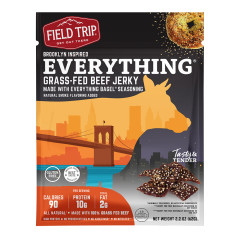 FIELD TRIP EVERYTHING BAGEL BEEF JERKY 2.2 OZ PEG BAG