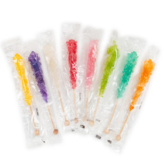 CLEVER CANDY ASSORTED ROCK CANDY STICKS 0.6 OZ