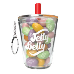 JELLY BELLY BOBA MILK TEA 2.29 OZ MINI CUP KEYCHAIN